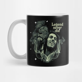 bob marley - legend never die - music Mug